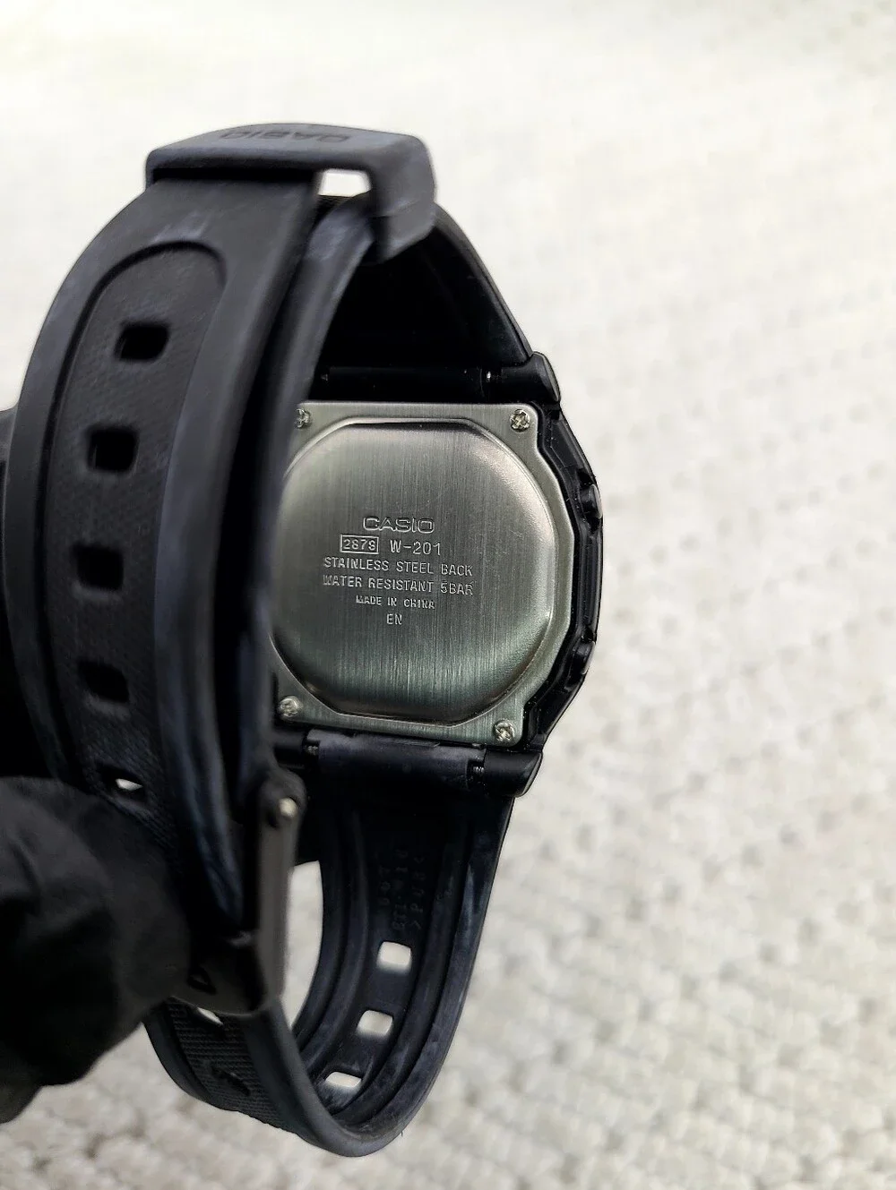 Casio Black Digital LCD Sport Watch with Resin Strap
